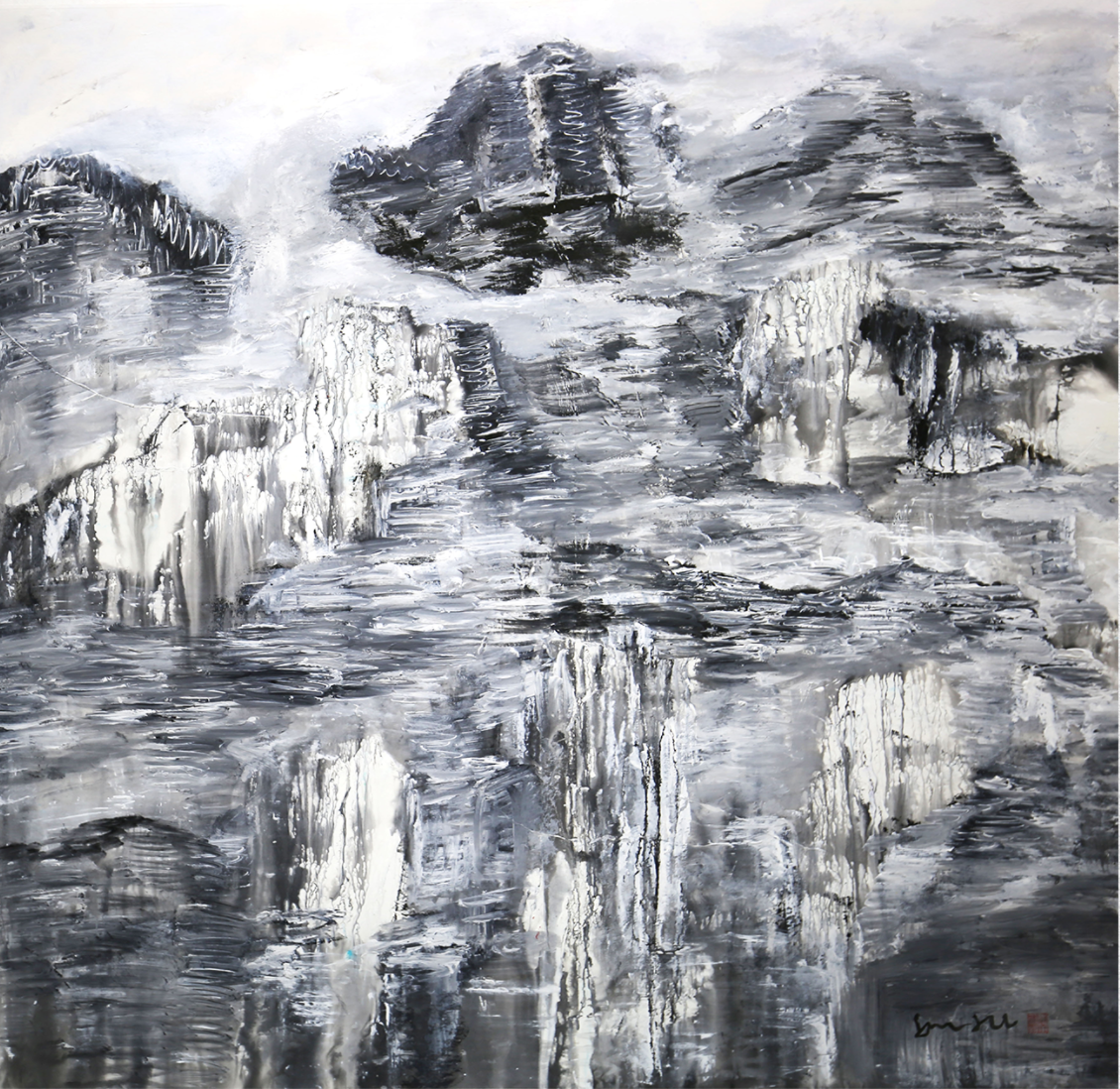 山川变奏
Variation Mountains
133x137cm