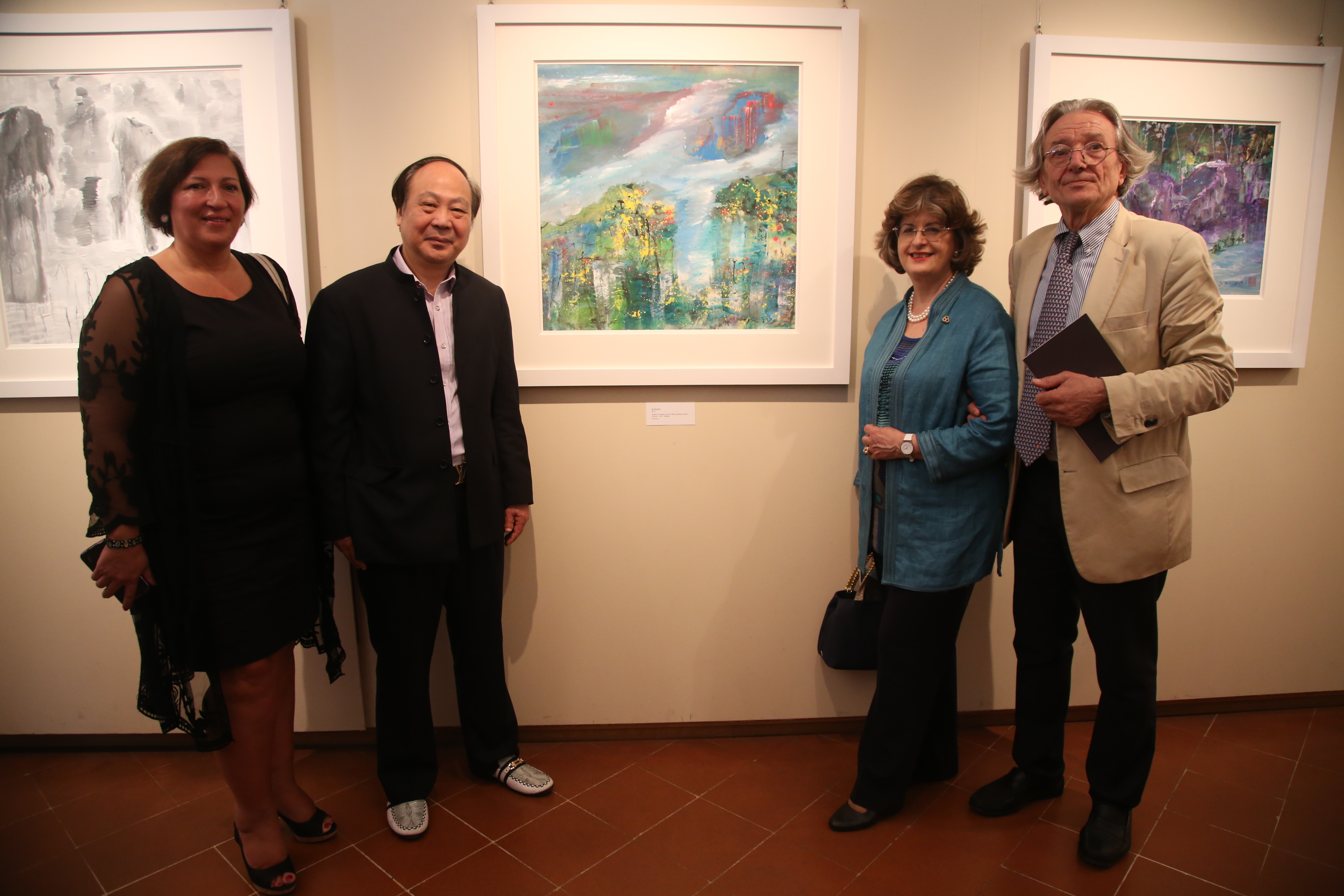 刘佑局与佛罗伦萨学院领导合影