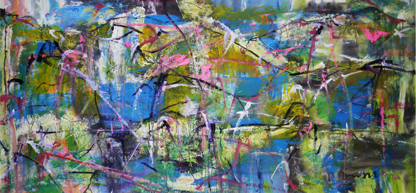 亘古幽情
Ancient times past
138x68cm