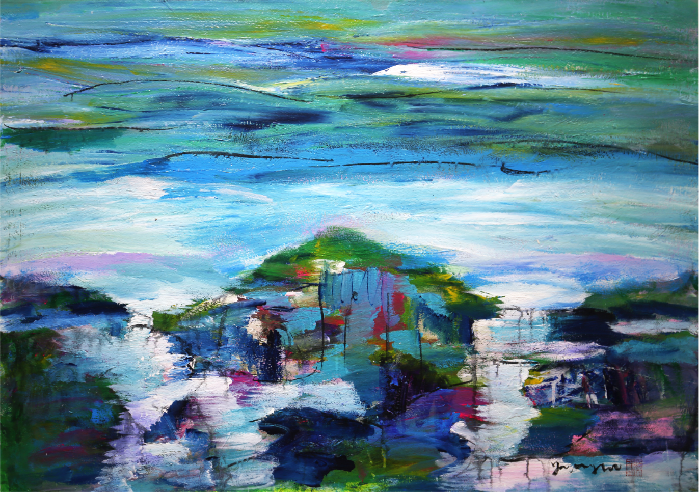 剑桥之梦
Cambridge Dream
101x73cm