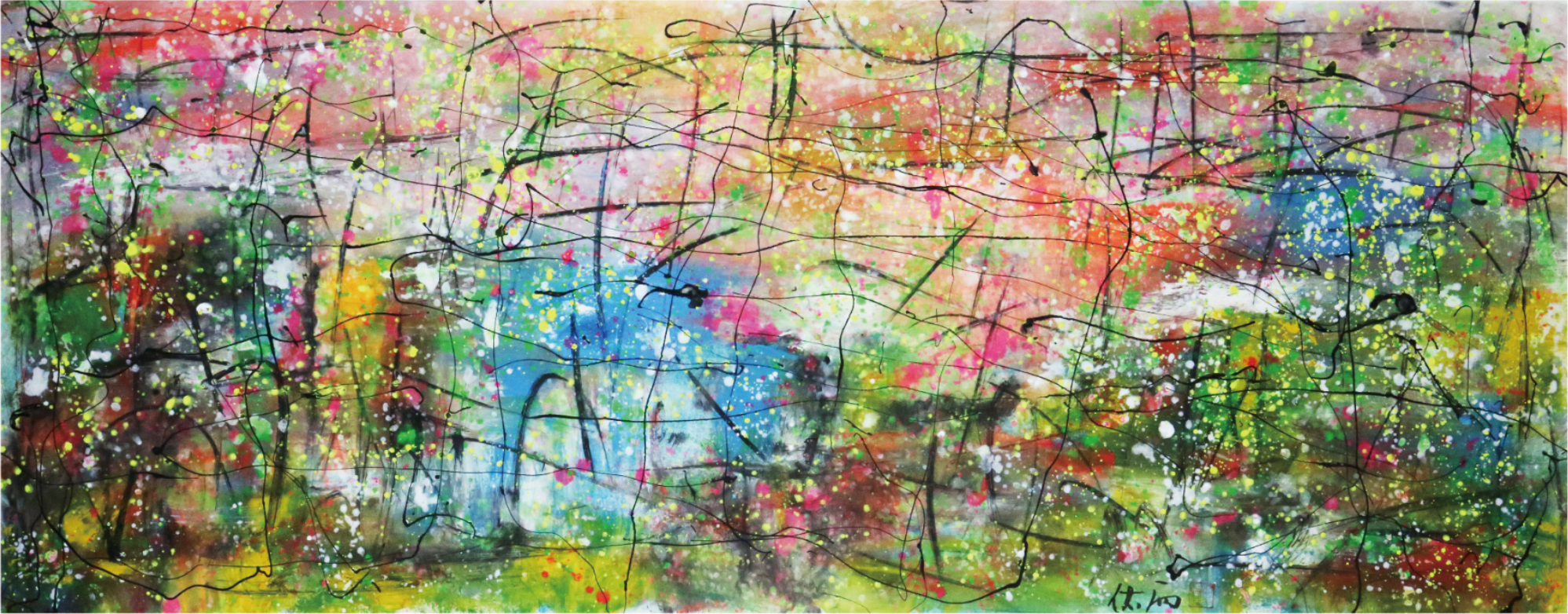 丝丝春汛
The Breath of Spring
137x54cm