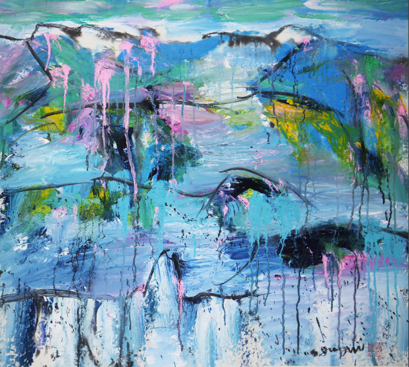 流彩
Color flow
69X64cm